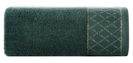 Ręcznik Layla (07), 50 x 90 cm, Ciemnozielony