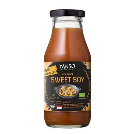 Yakso Sos Sojowy Słodki Do Woka Bio 240ml