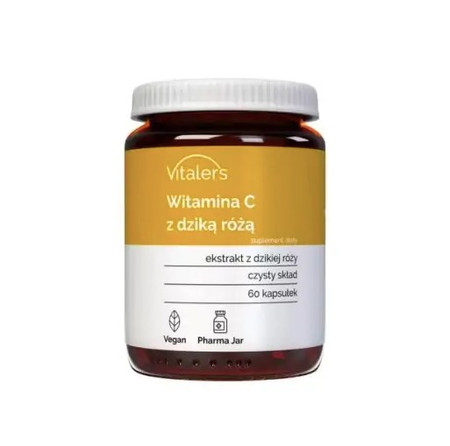 Vitaler's Witamina C z dziką różą 60 kaps.