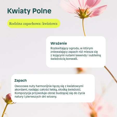 Attitude NATURE+, Płyn do płukania tkanin o zapachu polnych kwiatów, 1040 ml