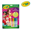 Crayola Kolorowanka dla dzieci z łamigłówkami i flamastrami Księżniczki Disneya 3+