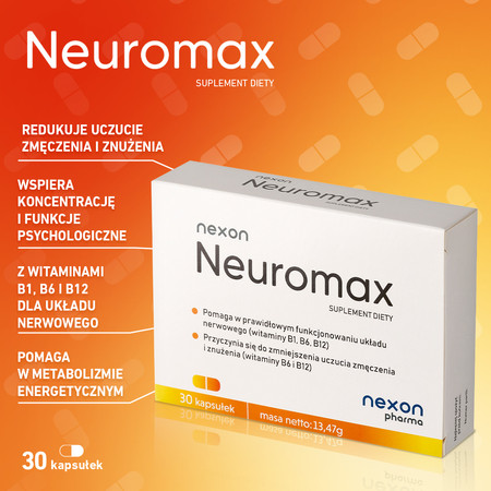 Nexon Neuromax na wsparcie funkcji psychologicznych 30 kaps.