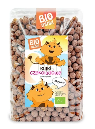 KULKI O SMAKU CZEKOLADOWYM BIO 300 g - BIOMINKI