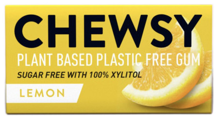 Chewsy − Guma do żucia cytrynowa z ksylitolem − 15 g