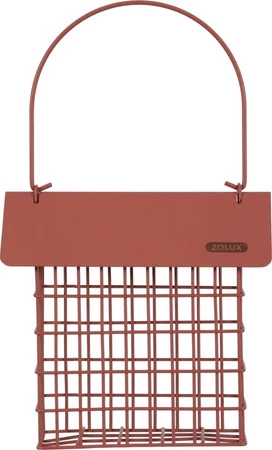 ZOLUX Karmnik z daszkiem na bloki tłuszczowe Ceglasty