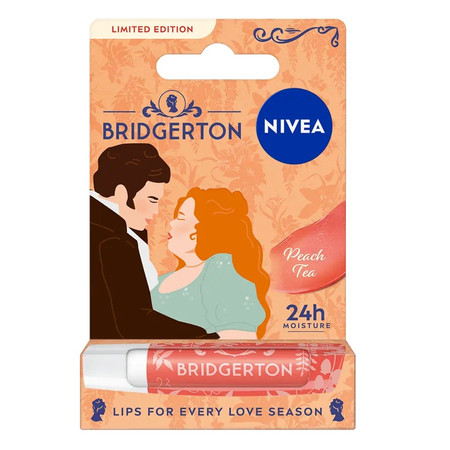 Bridgerton Edition Penelope&amp;Colin pielęgnująca pomadka do ust Peach Tea 4.8g