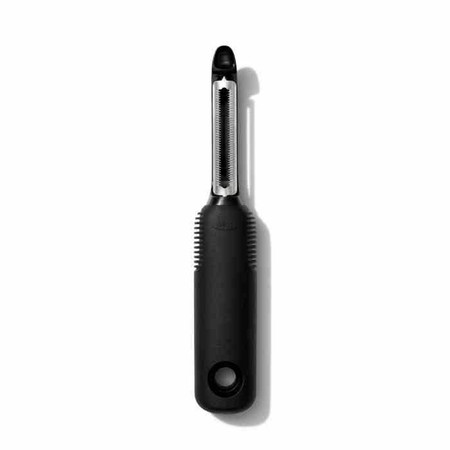 OXO-Obieraczka ząbkowana prosta, czarna, Good Grip