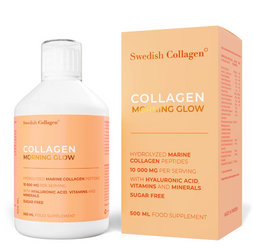 Swedish Nutra Collagen Morning Glow 10 000 mg hydrolizowany kolagen rybi typu I i III - 500 ml