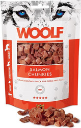 WOOLF Soft Salmon Chunkies Kosteczki z Łososia 100g