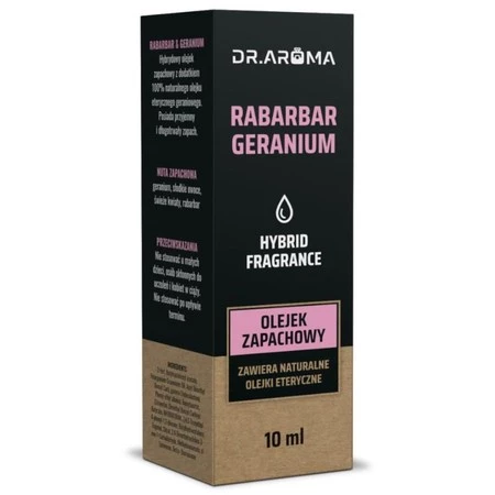 DR.AROMA Olejek RABARBAR & GERANIUM 10 ML