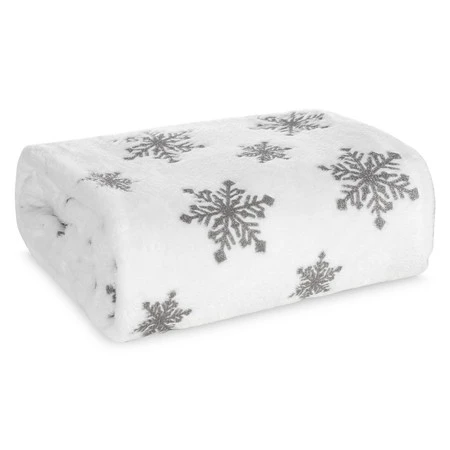 KOC ŚWIĄTECZNY BLINK 150 X 200 CM BIAŁY