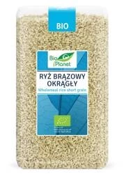 Bio Planet − Ryż brązowy okrągły BIO − 1 kg