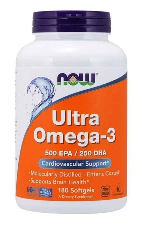 ULTRA OMEGA-3 1000 mg (500 mg EPA i 250 mg DHA) 180 kapsułek miękkich