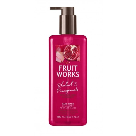 Fruit Works Hand Wash mydło do rąk Rhubarb & Pomegranate 500ml