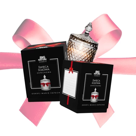 Świeca sojowa o zapachu RÓŻA 115g PREZENTOWA