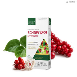 MEDICA HERBS Schisandra Cytryniec 550mg na wsparcie odporności 60 kaps.