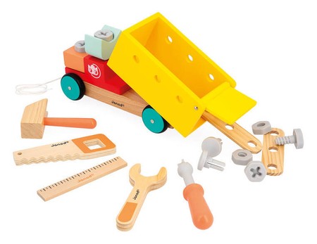 Janod Ciężarówka do składania do ciągnięcia Brico ‘Kids 2+
