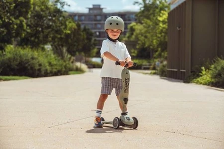 SCOOTANDRIDE Kask S-M dla dzieci 3+ Olive