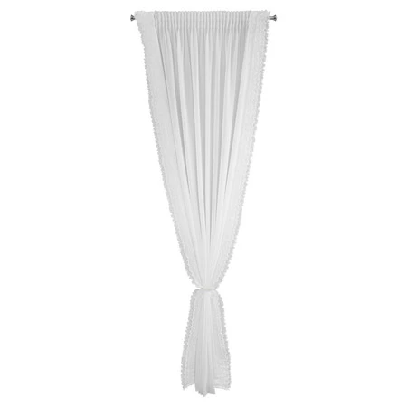 FIRANA GOTOWA LUISA NA TAŚMIE 140 X 270 CM BIAŁY