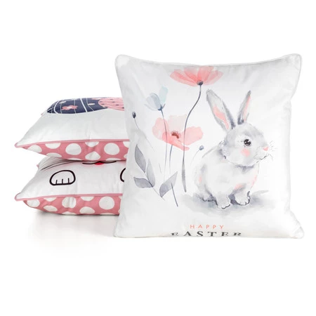 Poszewka Wiosna 45 x 45 cm, Pudrowy