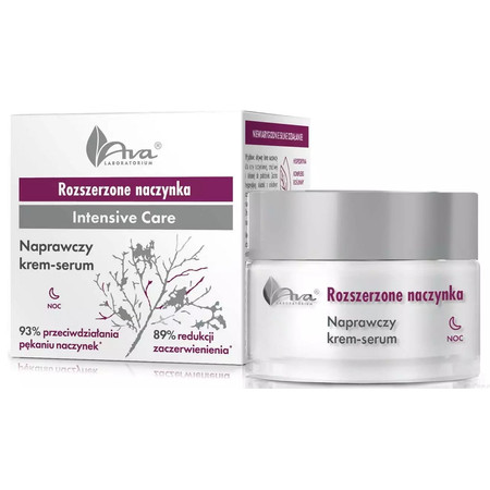 Rozszerzone naczynka Naprawczy krem-serum na noc, 50ml AVA