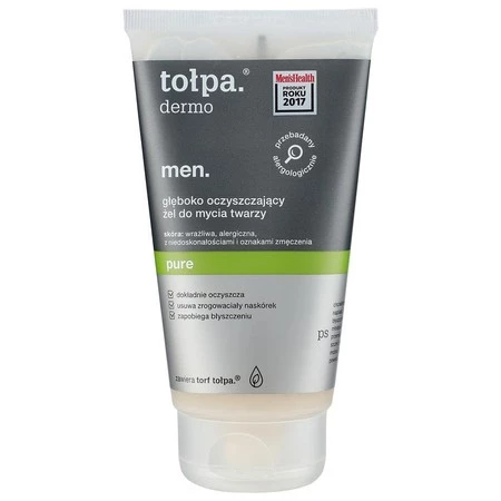 Tołpa dermo men. pure, żel do mycia twarzy 150 ml