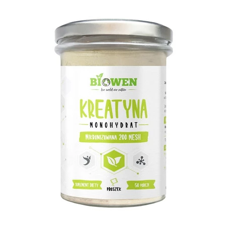 Biowen Kreatyna Monohydrat bezglutenowa 250 g 