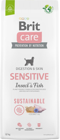 BRIT Care Dog Sustainable Sensitive Insect Fish 12kg