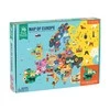 Mudpuppy Puzzle Mapa Europy z elementami w kształcie państw  5+