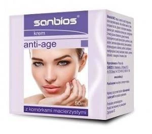 Sanbios Krem Anti-Age 50 ml Uelastycznia I Nawilża