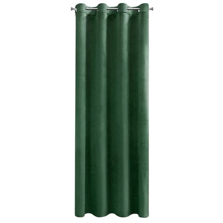 ZASŁONA GOTOWA DARLA 140 X 250 CM CIEMNOZIELONY