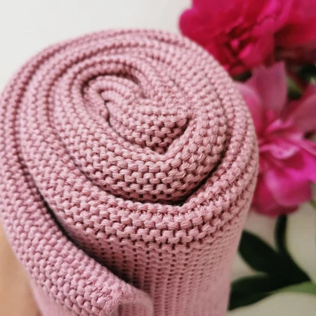 Lullalove, Duży koc bambusowy - piwonia