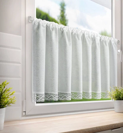 FIRANA GOTOWA VINCE NA TAŚMIE 150 X 60 CM BIAŁY