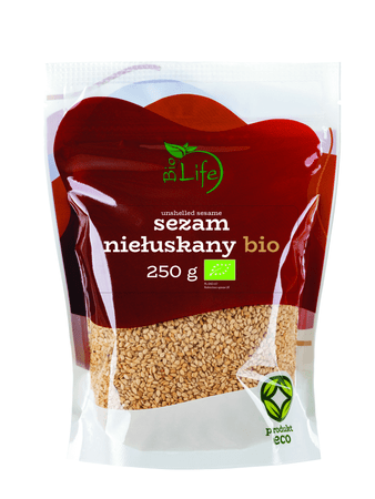 BIO LIFE Sezam ekologiczny niełuskany BIO 250 g