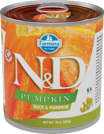 FARMINA ND DOG PUMPKIN Duck Kaczka Dynia 285g