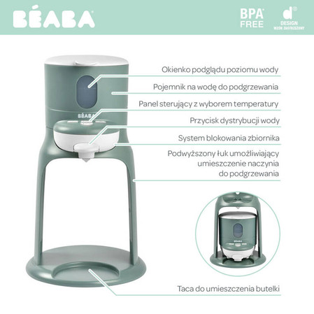 Beaba Bib'expresso® Ekspres do mleka 2w1 Eucalyptus