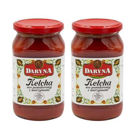Zestaw: 2x Sos Ketcha bez dodatku cukru 475 g
