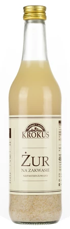 Krokus ŻUR NA ZAKWASIE NIEPASTERYZOWANY 480 ml 