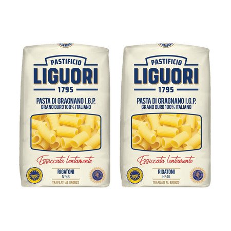 Zestaw 2x Makaron Liguori IGP Rigatoni 500G