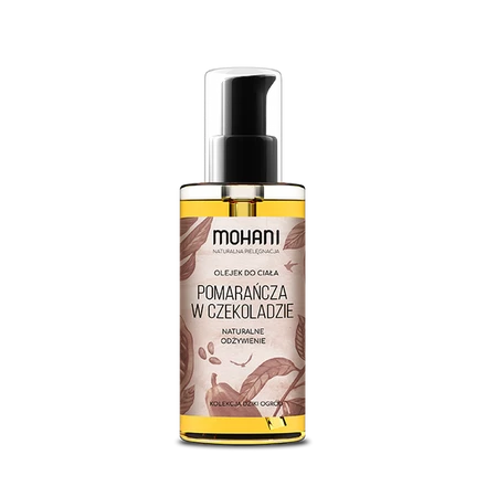 OLEJEK DO CIAŁA POMARAŃCZA W CZEKOLADZIE ODŻYWIENIE 150 ml - MOHANI
