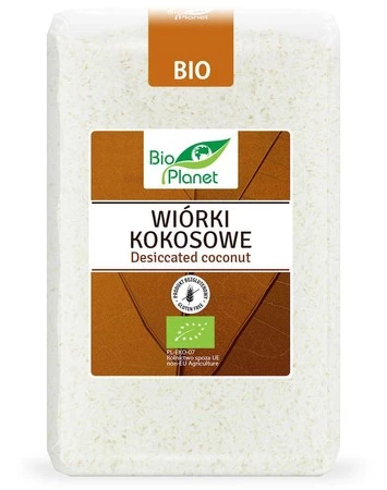 WIÓRKI KOKOSOWE BEZGLUTENOWE BIO 1 kg - BIO PLANET