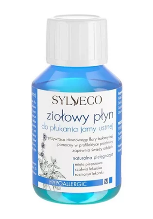 Sylveco - Ziołowy płyn do płukania jamy ustnej, hipoalergiczny - 100ml