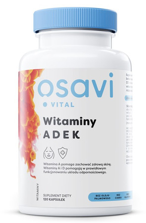 OSAVI Witaminy ADEK 120 kaps.