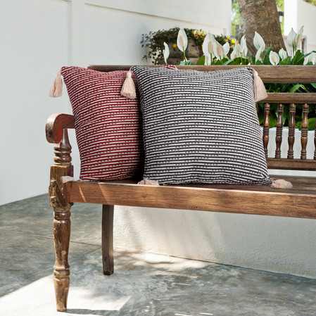 Poszewka Boho 6 45 x 45 cm, Granatowy