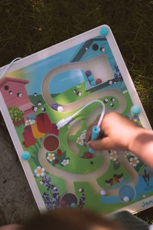 Janod Magnetyczny labirynt Łąka