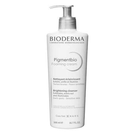 Bioderma Pigmentbio, kremowy żel oczyszczająco-złuszczający − 500 ml