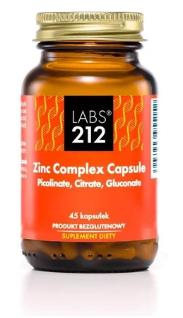 Labs212 Zinc Complex Capsule 15 mg - 45 kaps.