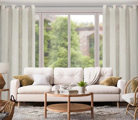 Zasłona gotowa Latika 140 x 250 cm, Naturalny