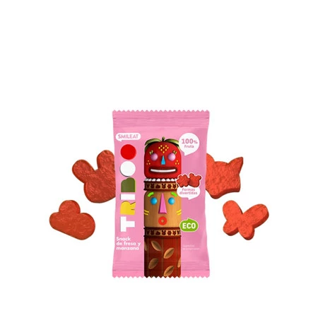 Smileat, BIO Sminolas, Owocowa przekąska Jabłko i Truskawka, 25g