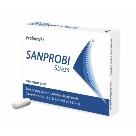 Sanprobi – SANPROBI Stres, probiotyk – 20 kapsułek